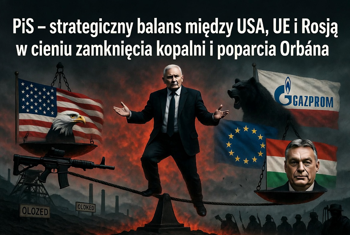  PiS – strategiczny balans między USA, UE i Rosją w cieniu zamknięcia kopalni i poparcia Orbána