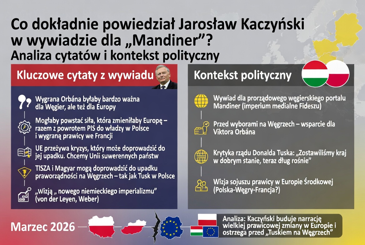  Co dokładnie powiedział Jarosław Kaczyński w wywiadzie dla „Mandiner”? Analiza cytatów i kontekst polityczny